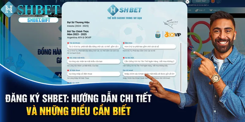 Quy trình đăng ký SH BET cực kỳ đơn giản chỉ với 3–4 bước